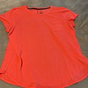 Sonoma Women's Vibrant Coral pinkish Short Sleeve Tee never worn - casual wear